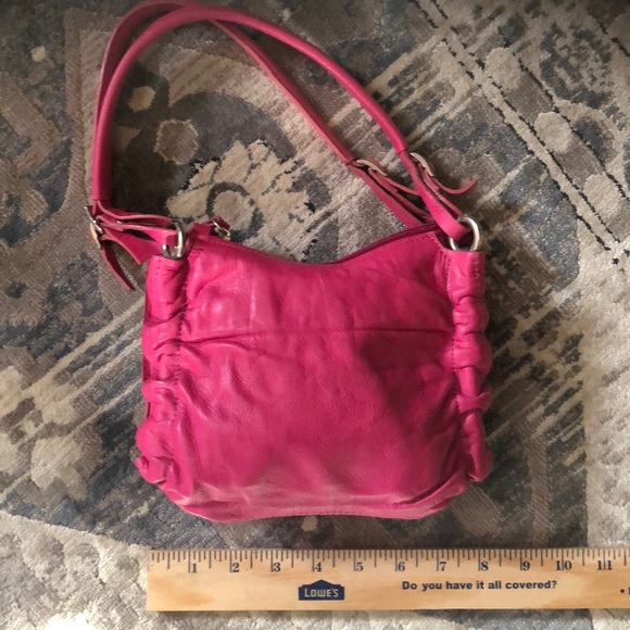 Adorable pink leather mini purse silver hardware - Picture 8 of 8